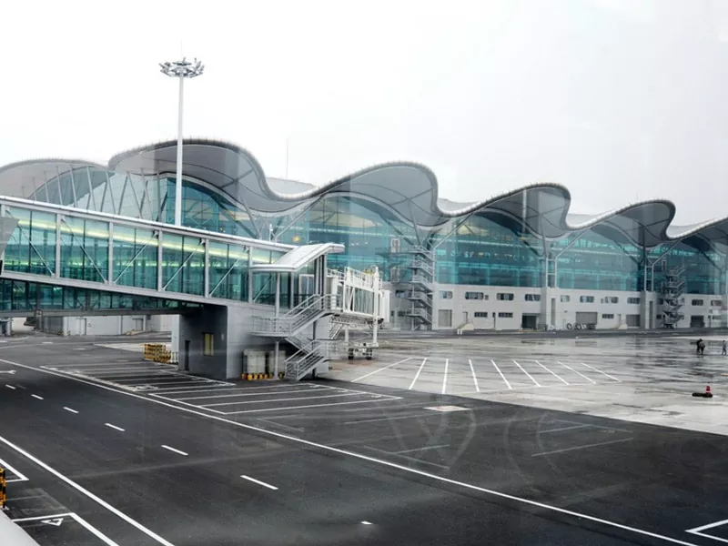 Edificio de estrutura de aceiro aeroportuaria de alto aeroporto