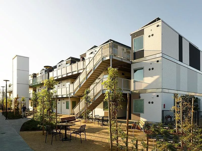 Casas de contedores prefabricadas de varios pisos Casas de contedores prefabricadas de varios pisos