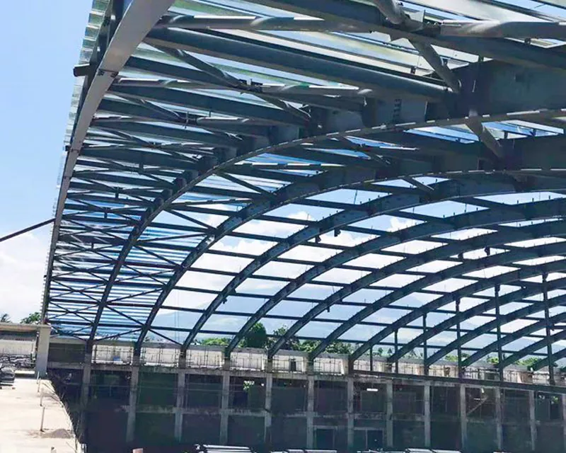 Edificio de estrutura de aceiro multifuncional